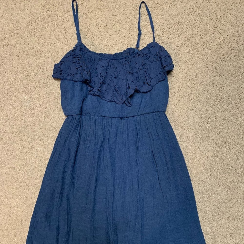 IZ BYER Blue Sundress